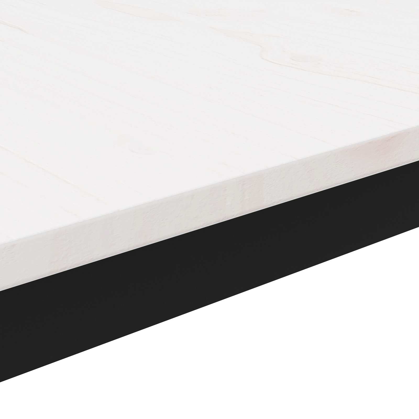 Sofabord Hvid 40 x 40 x 36 cm Massiv fyrretræ