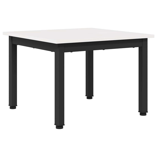 Sofabord Hvid 50 x 50 x 36 cm Massiv fyrretræ