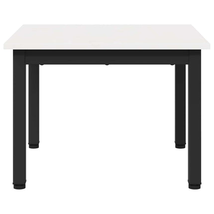 Sofabord Hvid 50 x 50 x 36 cm Massiv fyrretræ