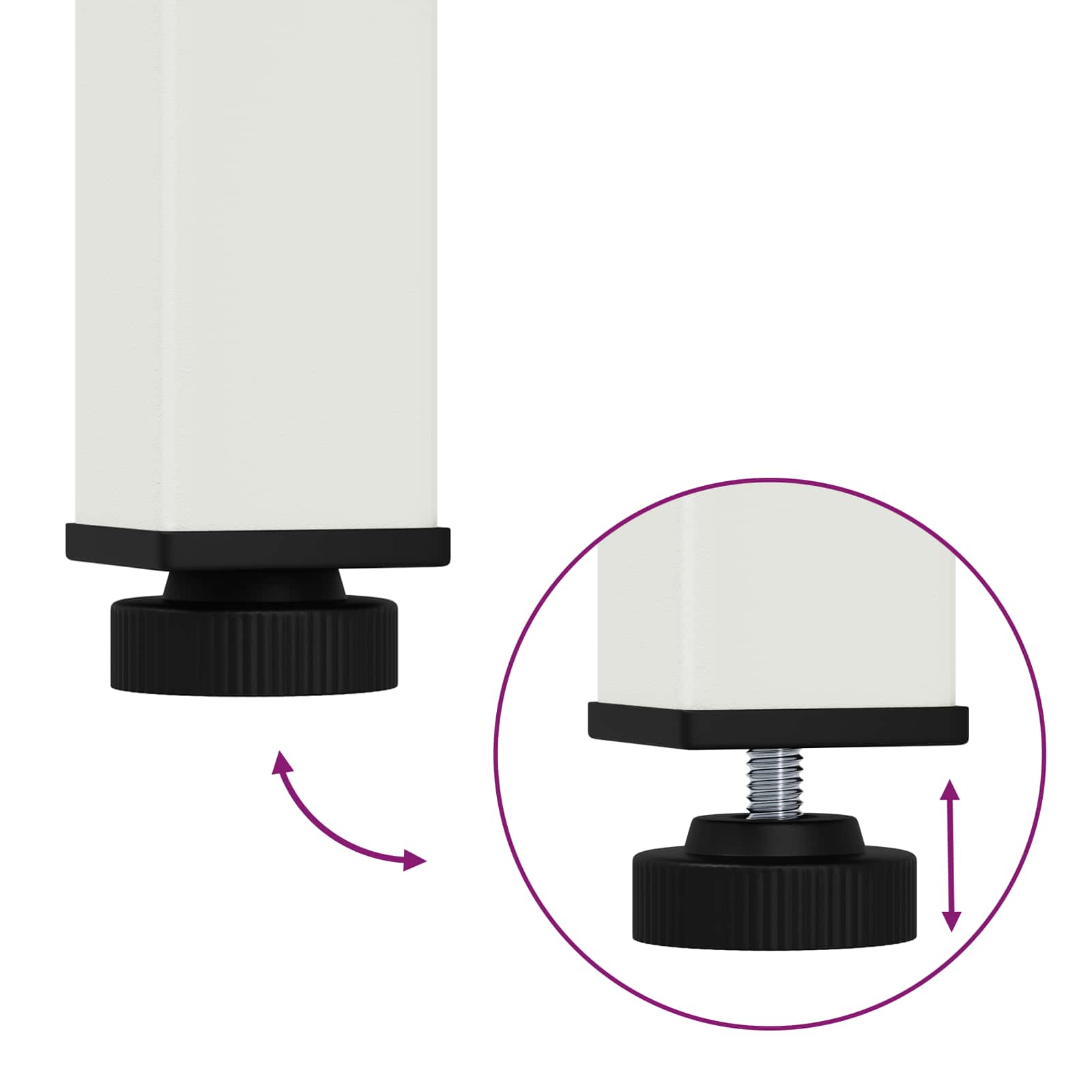 Sofabord Hvid 60 x 30 x 36 cm Massiv fyrretræ