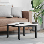Sofabord Hvid 60 x 60 x 36 cm Massiv fyrretræ