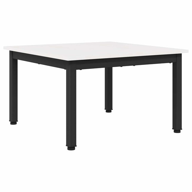 Sofabord Hvid 60 x 60 x 36 cm Massiv fyrretræ