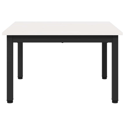Sofabord Hvid 60 x 60 x 36 cm Massiv fyrretræ