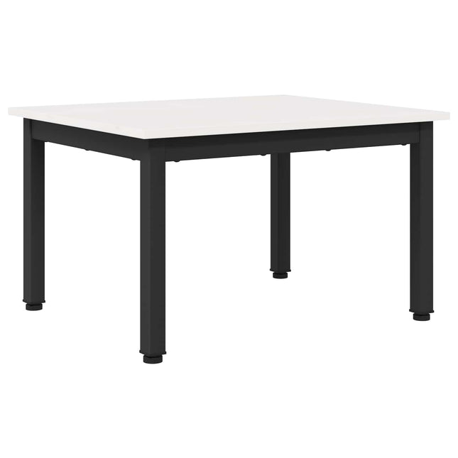 Sofabord Hvid 60 x 50 x 36 cm Massiv fyrretræ