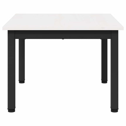 Sofabord Hvid 60 x 50 x 36 cm Massiv fyrretræ