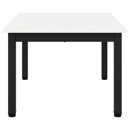Sofabord Hvid 70 x 50 x 36 cm Massiv fyrretræ