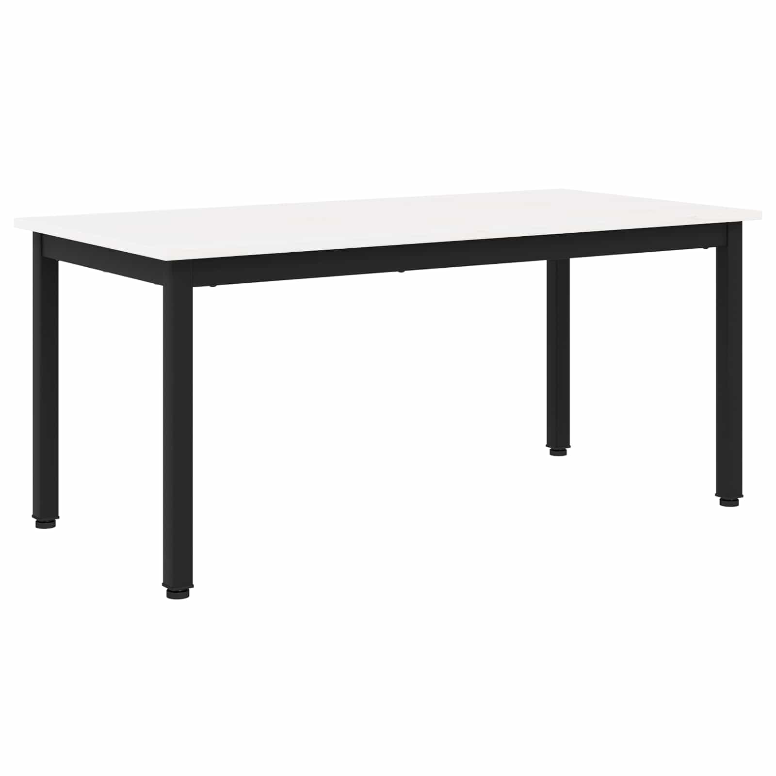 Sofabord Hvid 100 x 50 x 45 cm Massiv fyrretræ