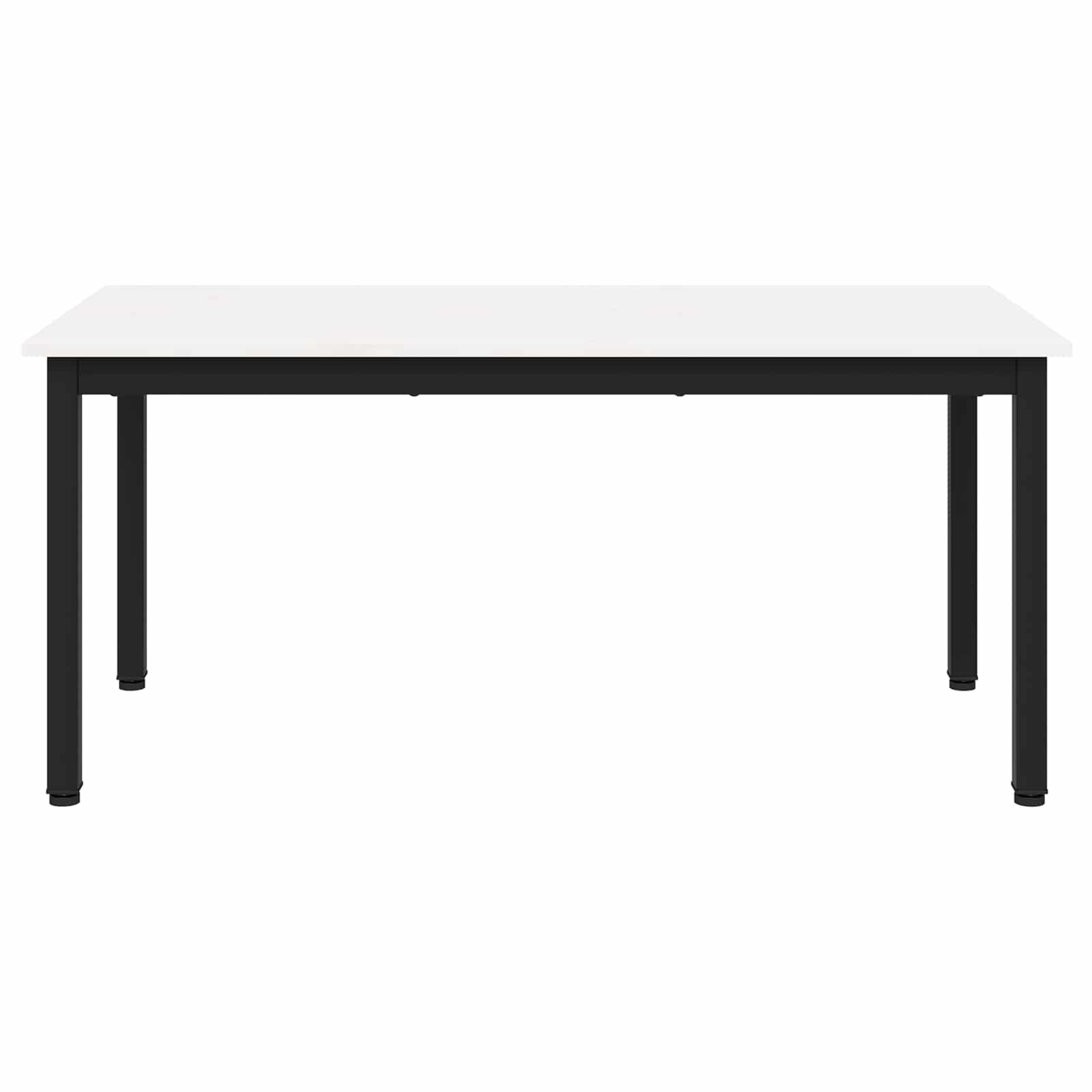 Sofabord Hvid 100 x 50 x 45 cm Massiv fyrretræ