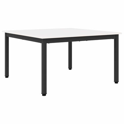 Sofabord Hvid 80 x 80 x 45 cm Massiv fyrretræ