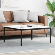 Sofabord Hvid 100 x 100 x 45 cm Massiv fyrretræ