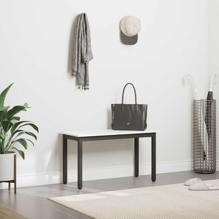 bænk Hvid 80 x 35 x 45 cm Massiv fyrretræ