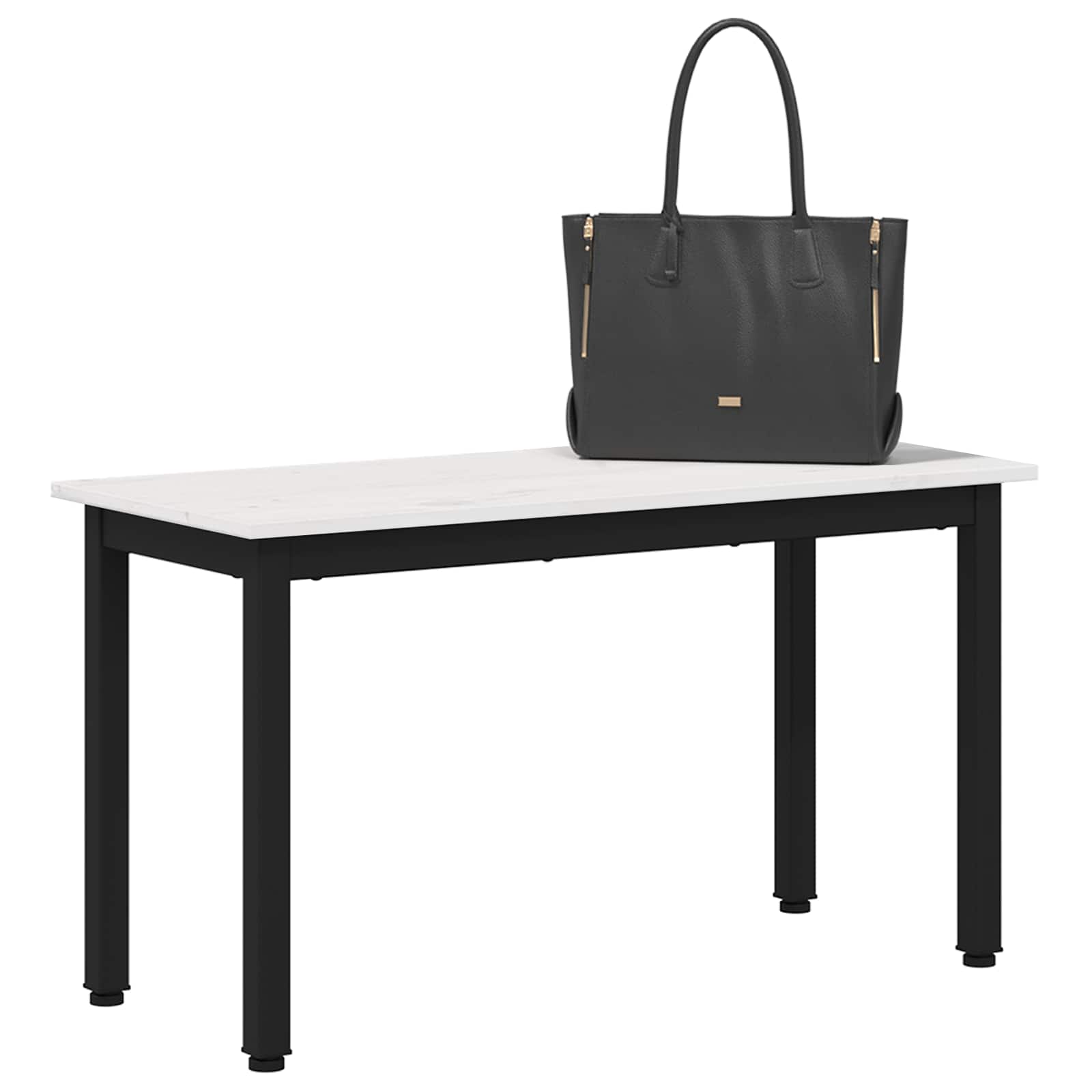 bænk Hvid 80 x 35 x 45 cm Massiv fyrretræ