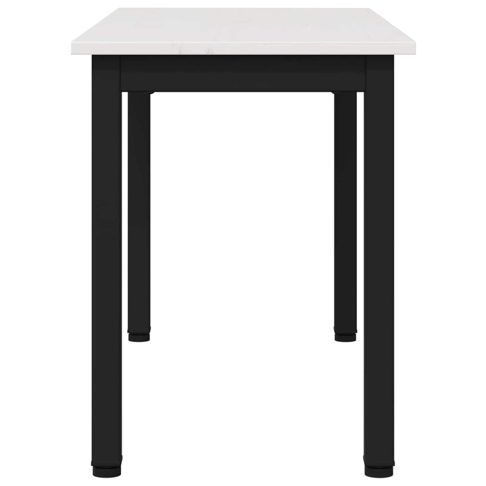 bænk Hvid 80 x 35 x 45 cm Massiv fyrretræ
