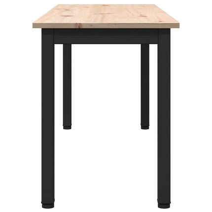 bænk Naturfarvet 110 x 35 x 45 cm Massiv fyrretræ