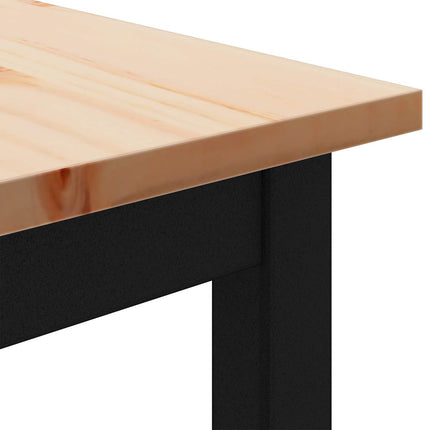 bænk Naturfarvet 160 x 35 x 45 cm Massiv fyrretræ