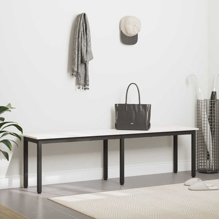 bænk Hvid 160 x 35 x 45 cm Massiv fyrretræ