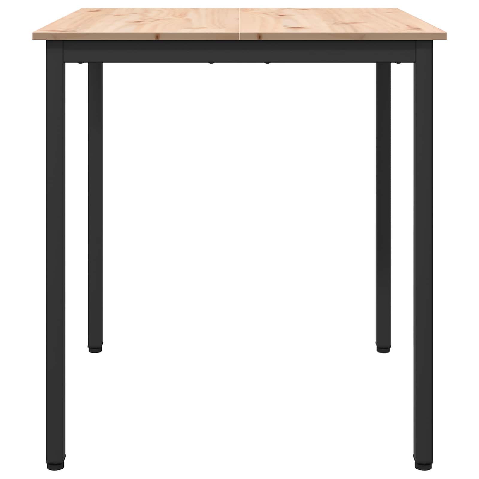 Spisebord Naturfarvet 70 x 70 x 75 cm Massiv fyrretræ