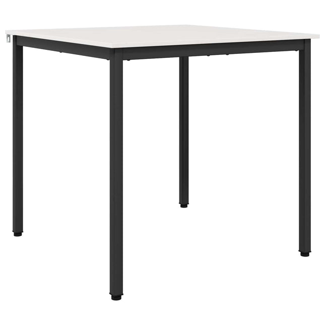 Spisebord Hvid 80 x 80 x 75 cm Massiv fyrretræ