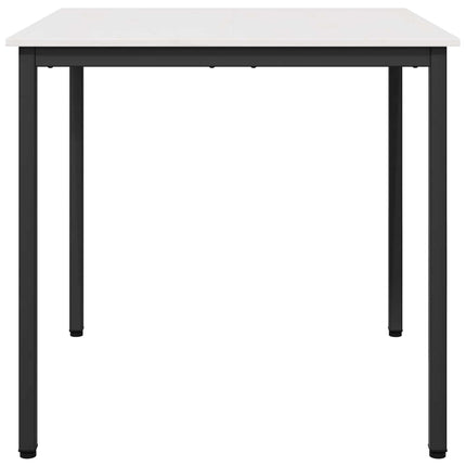 Spisebord Hvid 80 x 80 x 75 cm Massiv fyrretræ