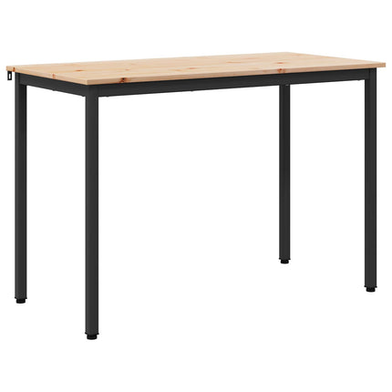 Spisebord Naturfarvet 110 x 55 x 75 cm Massiv fyrretræ