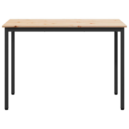 Spisebord Naturfarvet 110 x 55 x 75 cm Massiv fyrretræ