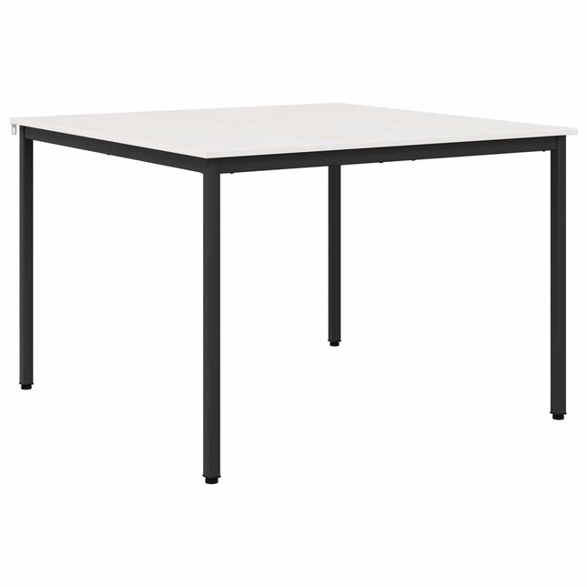 Spisebord Hvid 110 x 110 x 75 cm Massiv fyrretræ