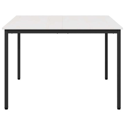 Spisebord Hvid 110 x 110 x 75 cm Massiv fyrretræ