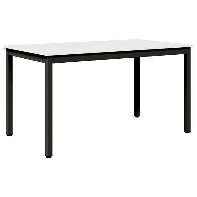 Spisebord Hvid 140 x 80 x 75 cm Massiv fyrretræ
