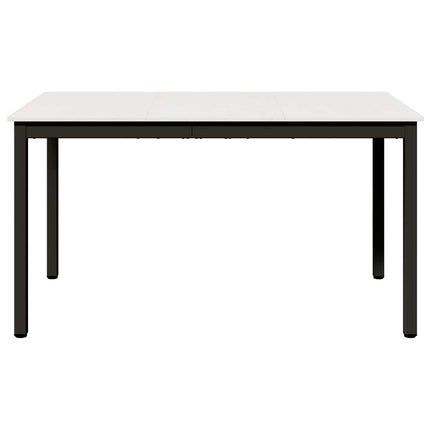 Spisebord Hvid 140 x 80 x 75 cm Massiv fyrretræ