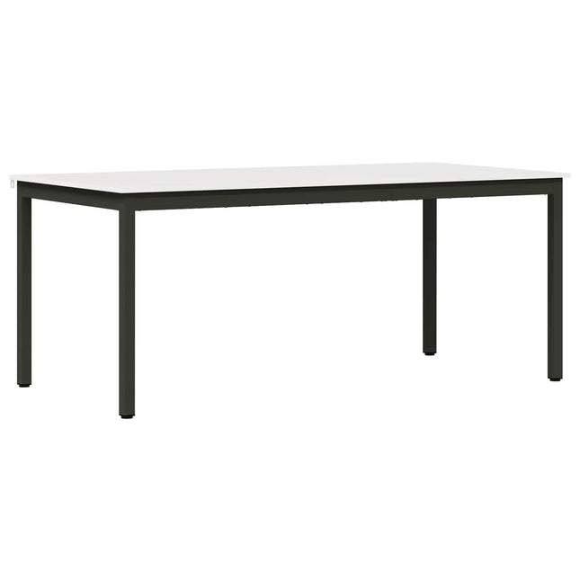 Spisebord Hvid 180 x 90 x 75 cm Massiv fyrretræ