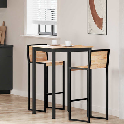 Barbord Naturfarvet 70 x 70 x 105 cm Massiv fyrretræ