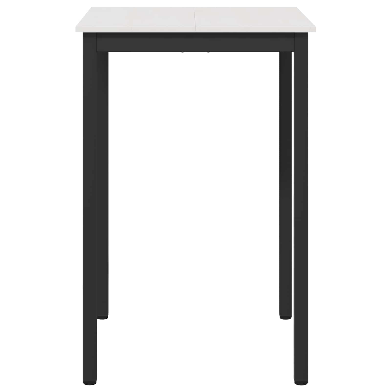 Barbord Hvid 70 x 70 x 105 cm Massiv fyrretræ