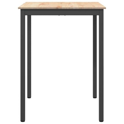 Barbord Naturfarvet 80 x 80 x 105 cm Massiv fyrretræ