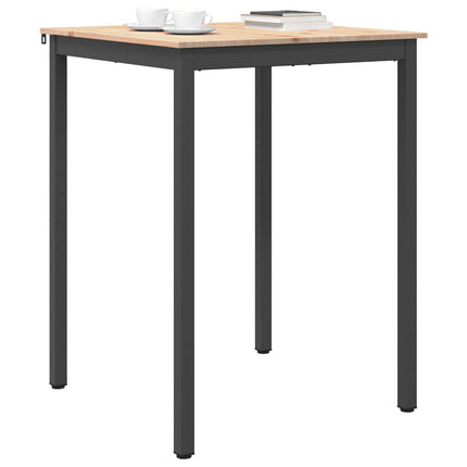 Barbord Naturfarvet 80 x 80 x 105 cm Massiv fyrretræ
