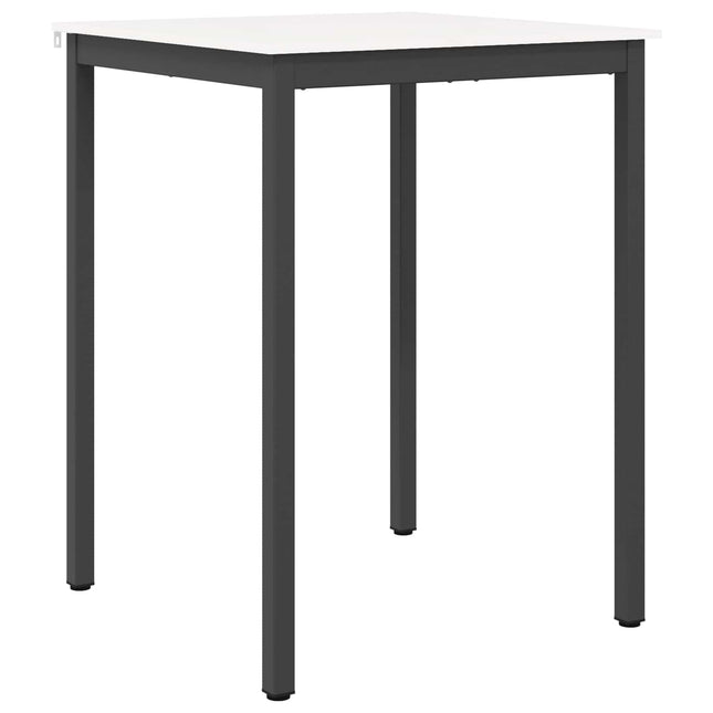 Barbord Hvid 80 x 80 x 105 cm Massiv fyrretræ