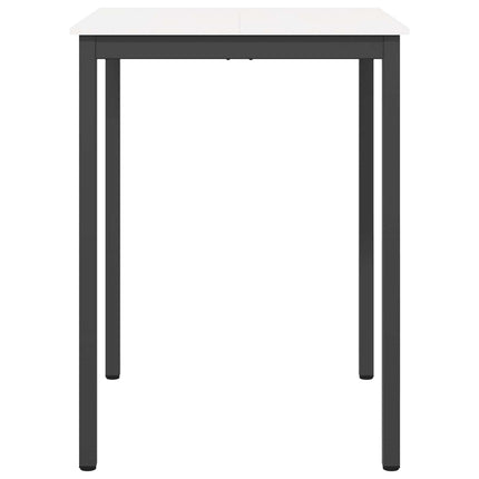 Barbord Hvid 80 x 80 x 105 cm Massiv fyrretræ