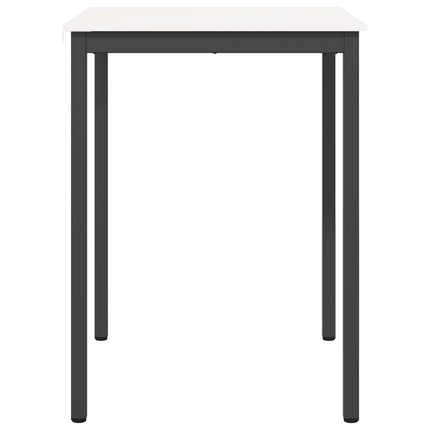 Barbord Hvid 80 x 80 x 105 cm Massiv fyrretræ