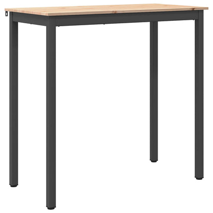 Barbord Naturfarvet 110 x 55 x 105 cm Massiv fyrretræ
