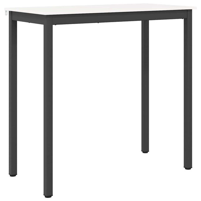 Barbord Hvid 110 x 55 x 105 cm Massiv fyrretræ