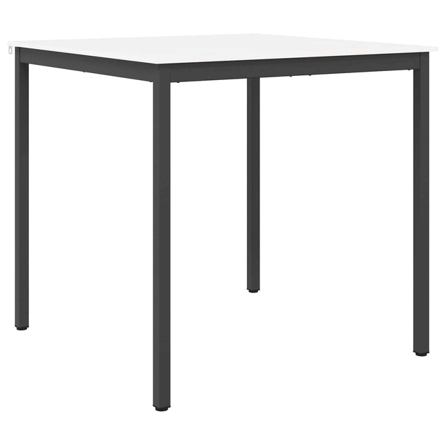 Barbord Hvid 110 x 110 x 105 cm Massiv fyrretræ