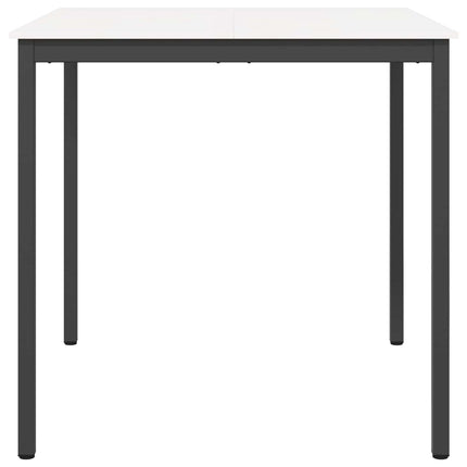Barbord Hvid 110 x 110 x 105 cm Massiv fyrretræ