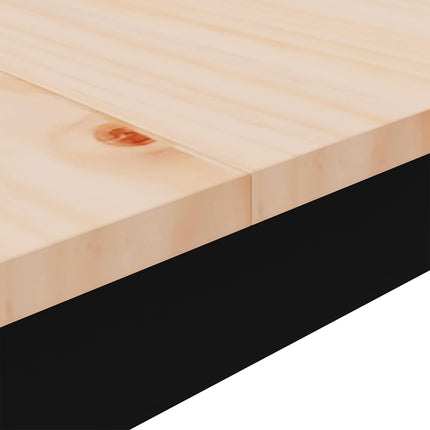 Barbord Naturfarvet 140 x 80 x 105 cm Massiv fyrretræ