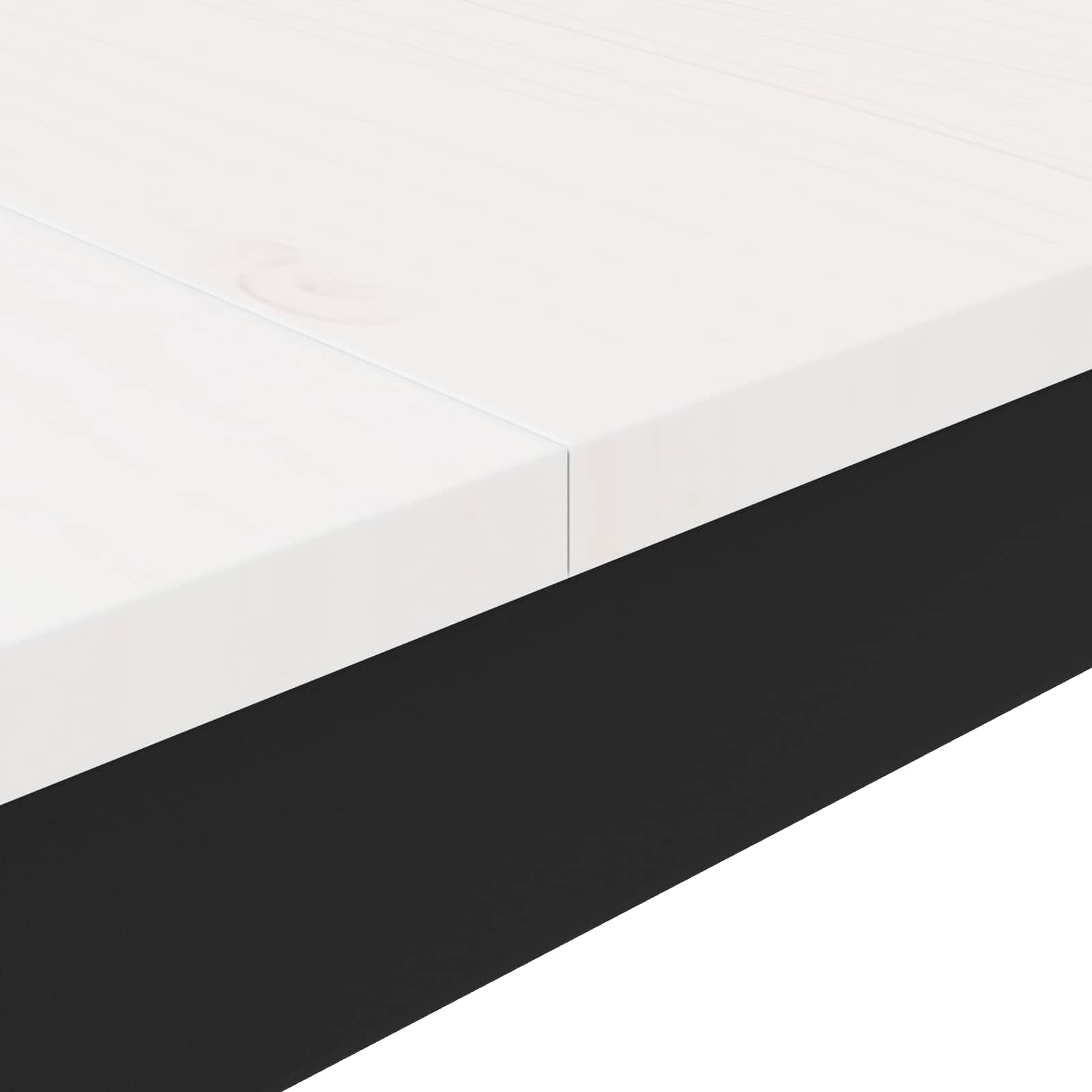 Barbord Hvid 150 x 80 x 105 cm Massiv fyrretræ