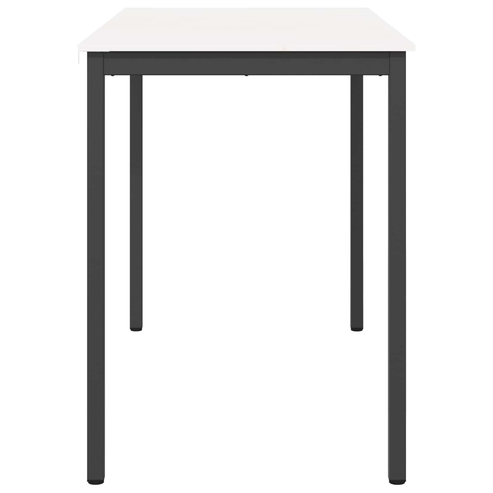 Barbord Hvid 150 x 80 x 105 cm Massiv fyrretræ