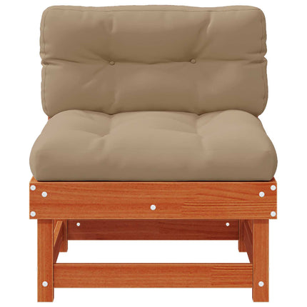 Have Mellem Sofa Massivt fyrretræ VoksBrun