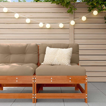 Have Mellem Sofa Massivt fyrretræ VoksBrun 62 x 62 x 70,5 cm