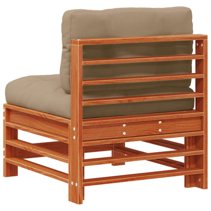Have Mellem Sofa Massivt fyrretræ VoksBrun
