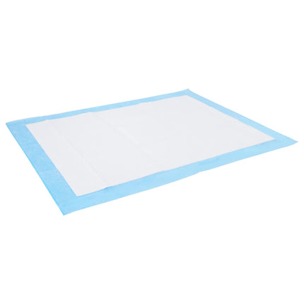 Non-vævet stof pet træningspude 50 pcs Blå og Hvid 60 x 45 cm