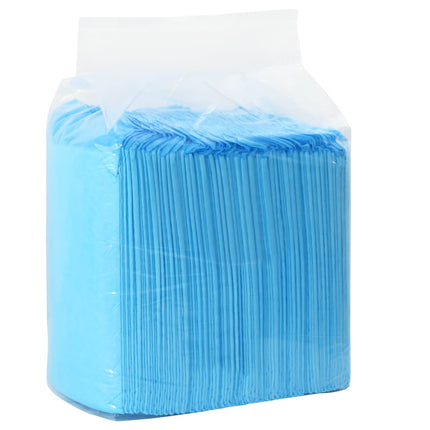 Non-vævet stof pet træningspude 50 pcs Blå og Hvid 90 x 60 cm