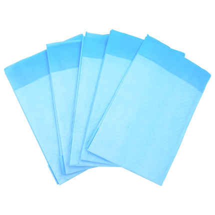 Non-vævet stof pet træningspude 50 pcs Blå og Hvid 90 x 60 cm